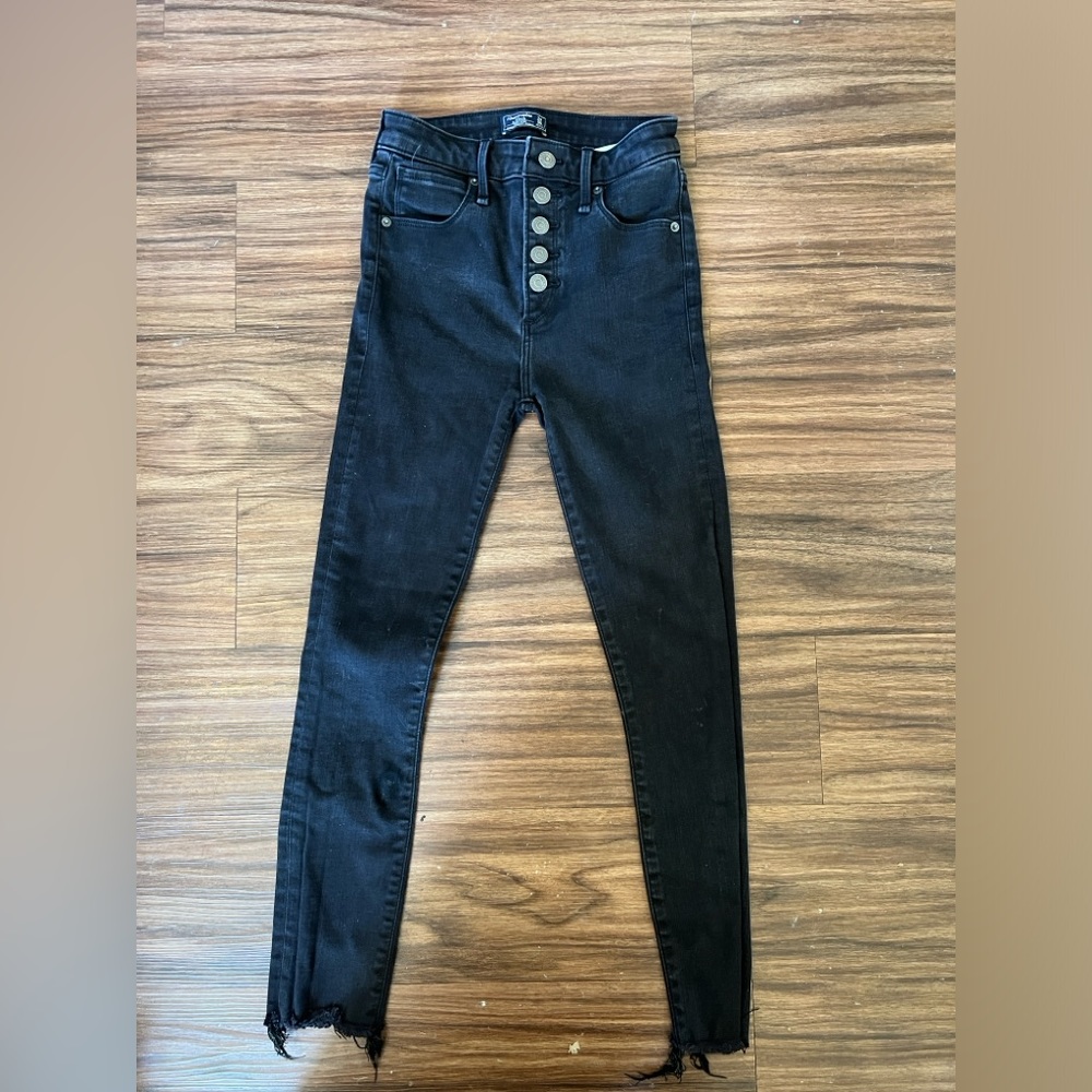 Women’s Abercrombie & Fitch High Rise Super Skinny Ankle Jeans- Size 24/ 00 S